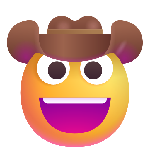 Visage Avec Chapeau De Cowboy