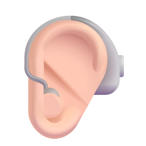 Oreille Appareillée: Peau Claire