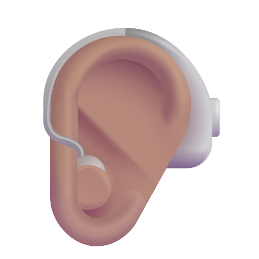 Oreille Appareillée: Peau Moyenne