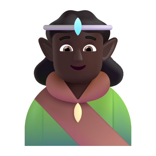Elfe: Peau Foncée
