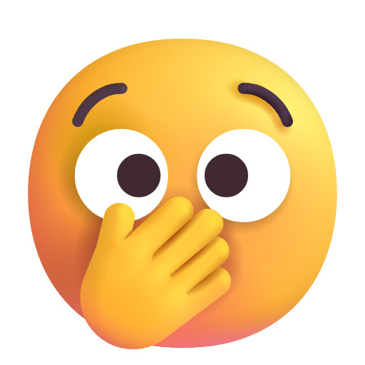 Visage Avec Les Yeux Ouverts Et Une Main Sur La Bouche