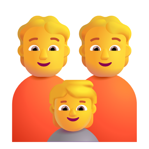 Famille: Adulte, Adulte, Enfant