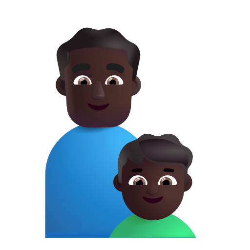 Famille - Homme: Peau Foncée, Garçon: Peau Foncée