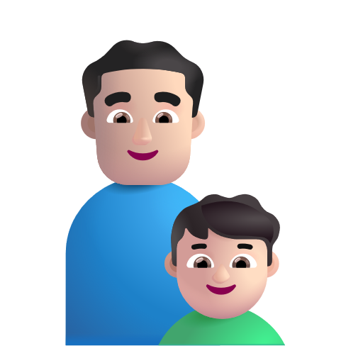 Famille - Homme: Peau Claire, Garçon: Peau Claire