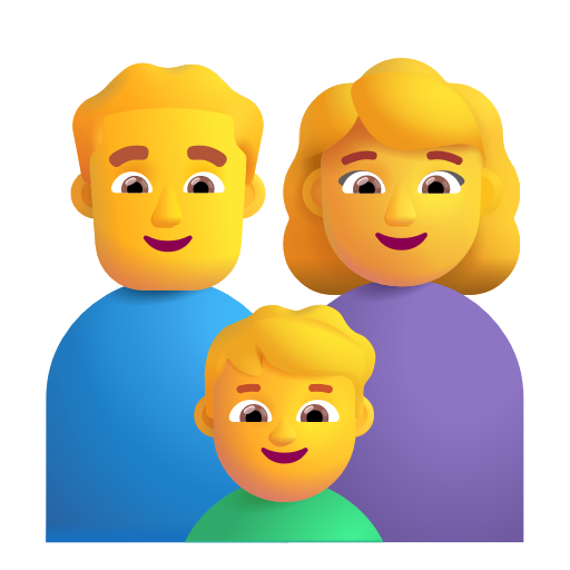 Famille: Homme, Femme, Garçon