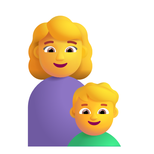 Famille: Femme, Garçon