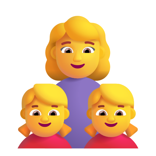 Famille: Femme, Fille, Fille