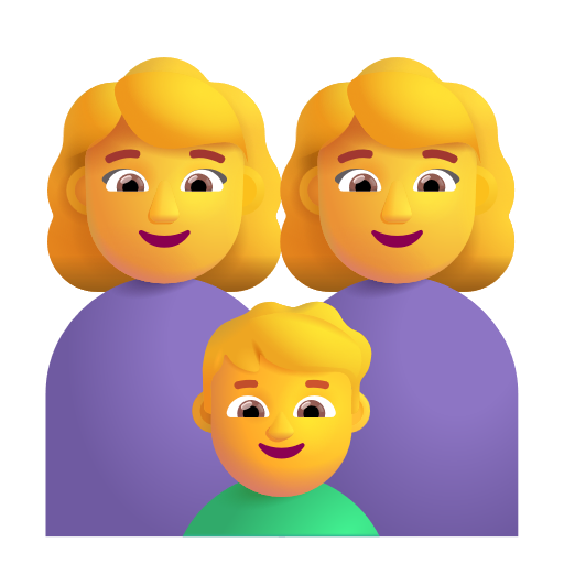 Famille: Femme, Femme, Garçon