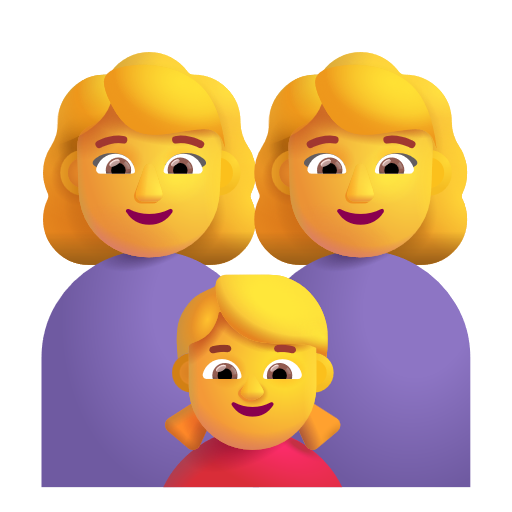 Famille: Femme, Femme, Fille