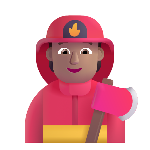 Pompier: Peau Moyenne