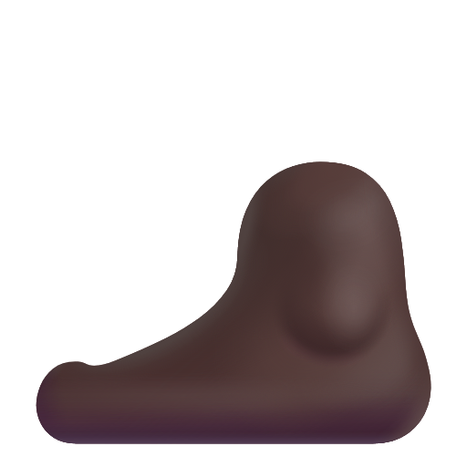 Pied: Peau Foncée