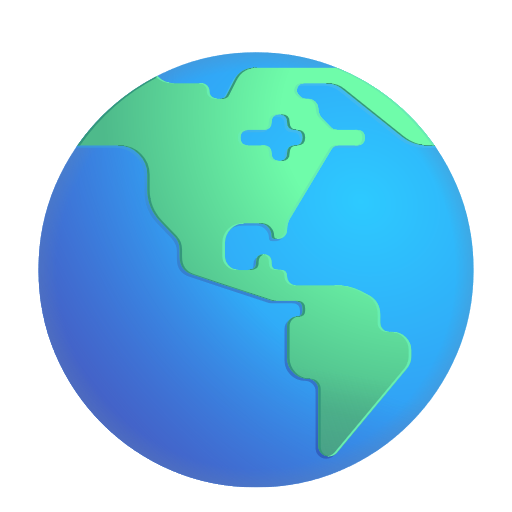 Globe Tourné Sur Les Amériques Globe Tourné Sur Les Amériques