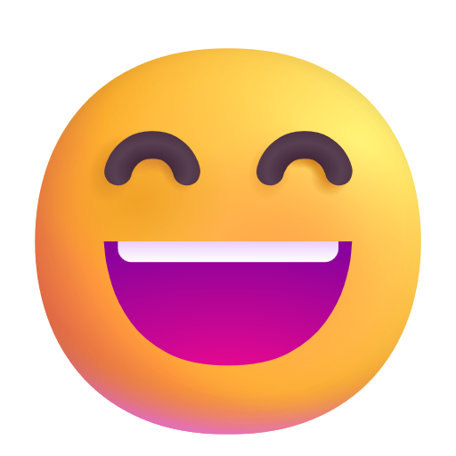 Visage Très Souriant Aux Yeux Rieurs