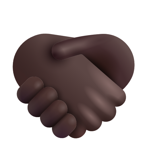 Poignée De Main: Peau Foncée