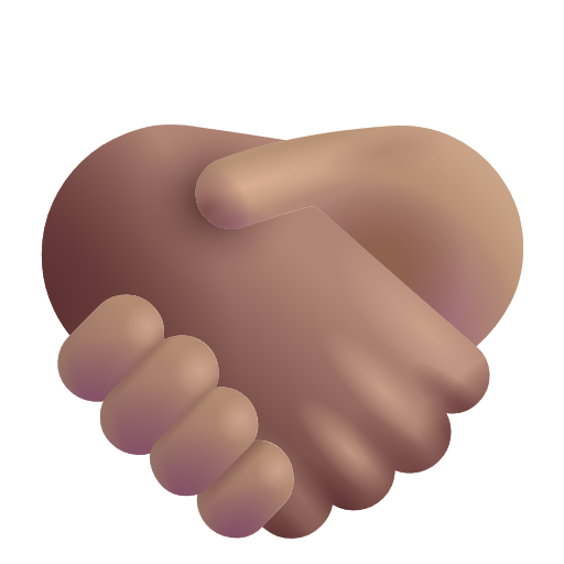 Poignée De Main: Peau Moyennement Foncée, Peau Moyenne