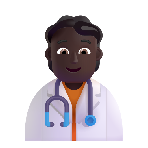 Professionnel De La Santé (Tous Genres): Peau Foncée