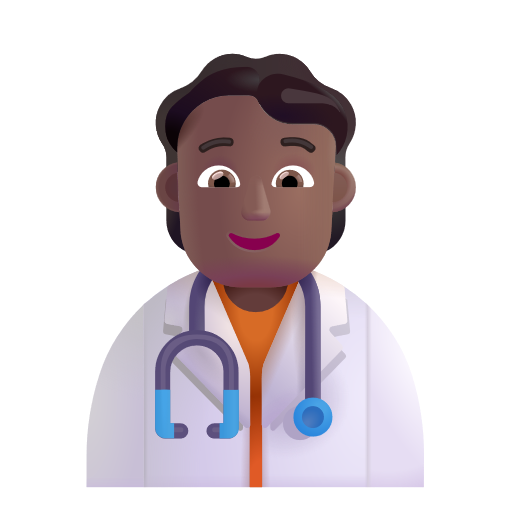 Professionnel De La Santé (Tous Genres): Peau Moyennement Foncée
