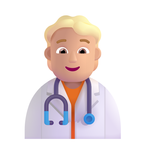 Professionnel De La Santé (Tous Genres): Peau Moyennement Claire