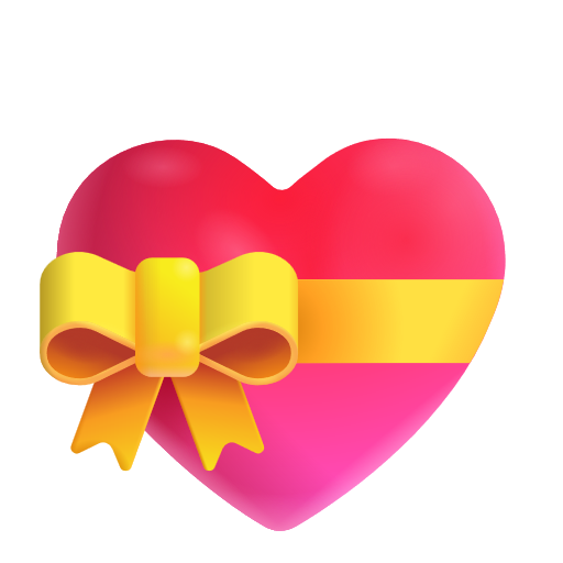 Cœur Avec Ruban