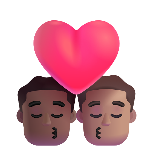 Baiser: Homme, Homme, Peau Moyennement Foncée, Peau Moyenne