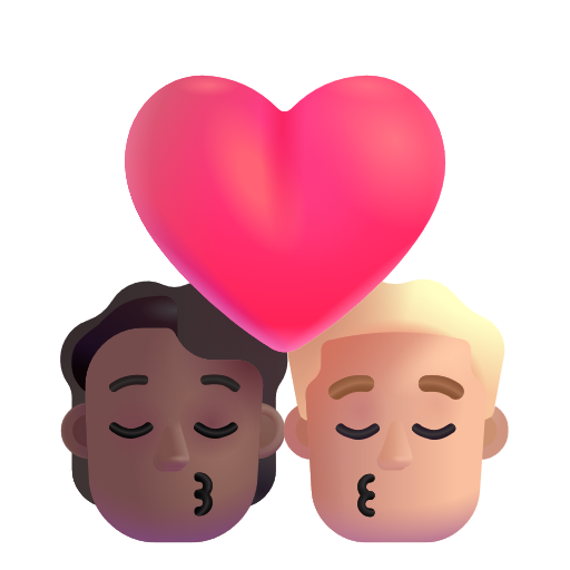 Baiser: Personne, Homme, Peau Moyennement Foncée, Peau Moyennement Claire