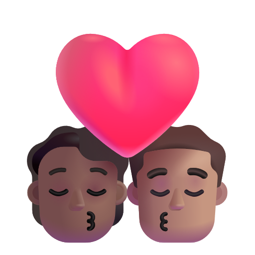 Baiser: Personne, Homme, Peau Moyennement Foncée, Peau Moyenne