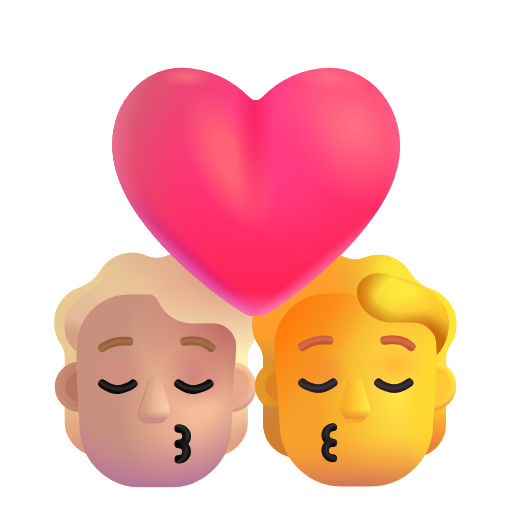 Baiser: Personne, Personne, Peau Moyennement Claire, Sans Teint