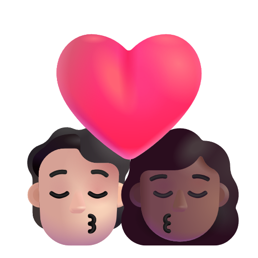 Baiser: Personne, Femme, Peau Claire, Peau Moyennement Foncée