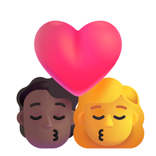 Baiser: Personne, Femme, Peau Moyennement Foncée, Sans Teint
