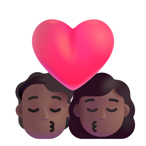 Baiser: Personne, Femme, Peau Moyennement Foncée