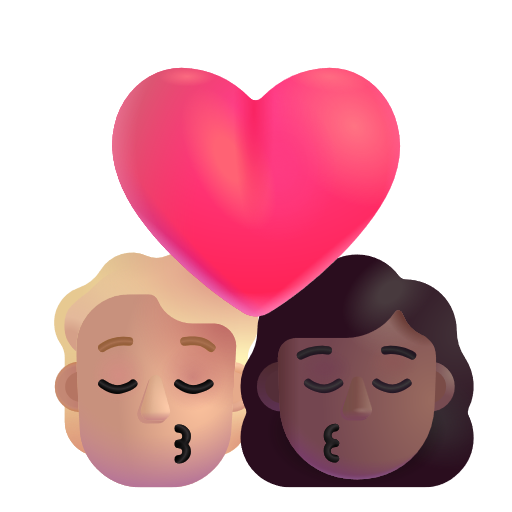 Baiser: Personne, Femme, Peau Moyennement Claire, Peau Moyennement Foncée