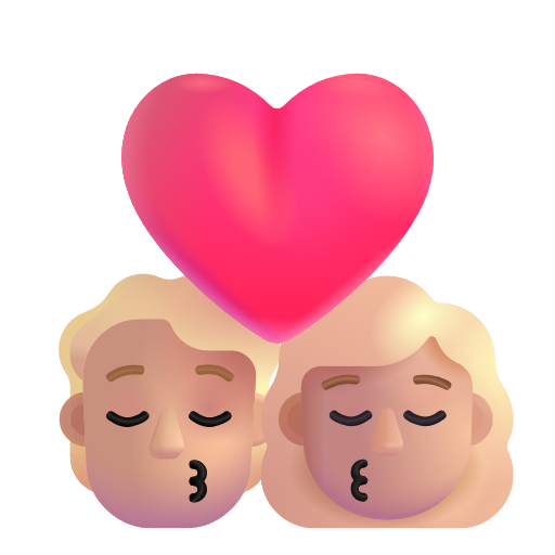 Baiser: Personne, Femme, Peau Moyennement Claire