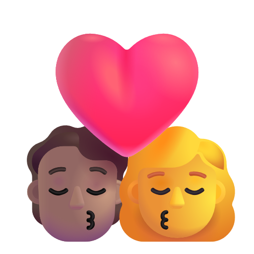 Baiser: Personne, Femme, Peau Moyenne, Sans Teint