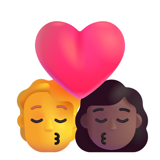 Baiser: Personne, Femme, Sans Teint, Peau Moyennement Foncée