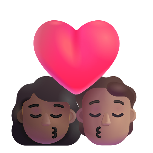 Baiser: Femme, Personne, Peau Moyennement Foncée, Peau Moyenne