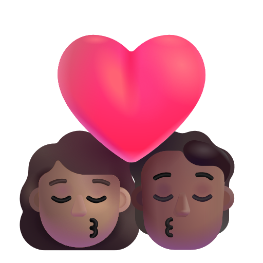 Baiser: Femme, Personne, Peau Moyenne, Peau Moyennement Foncée