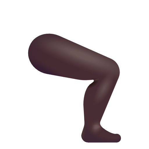 Jambe: Peau Foncée