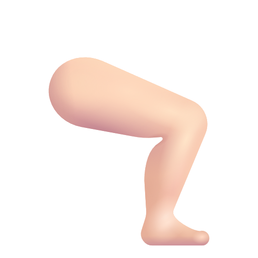 Jambe: Peau Claire