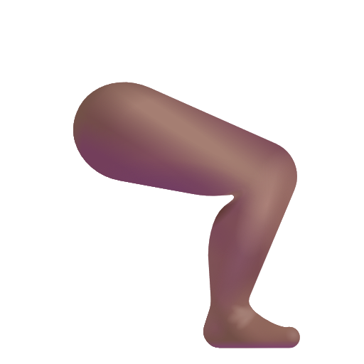 Jambe: Peau Moyennement Foncée