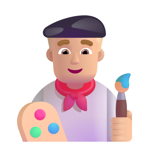 Artiste Homme: Peau Moyennement Claire