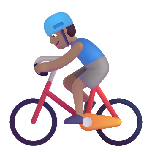 Cycliste Homme: Peau Moyenne