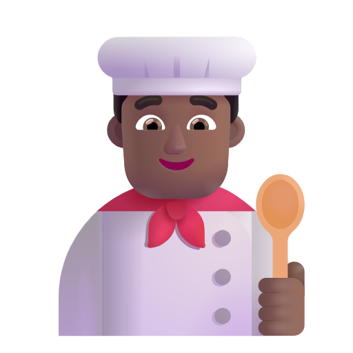 Cuisinier: Peau Moyennement Foncée