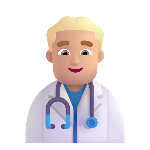 Professionnel De La Santé: Peau Moyennement Claire