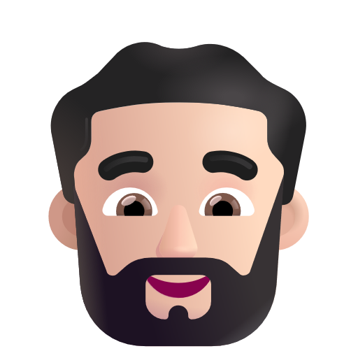 Homme: Peau Claire, Barbe