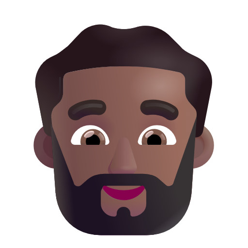 Homme: Peau Moyennement Foncée, Barbe