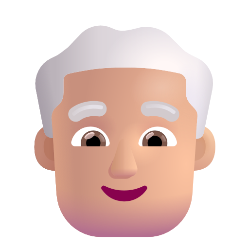 Homme: Peau Moyennement Claire, Cheveux Blancs
