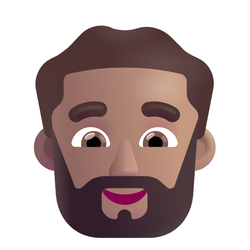 Homme: Peau Moyenne, Barbe