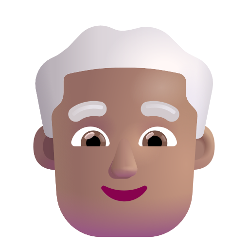 Homme: Peau Moyenne, Cheveux Blancs