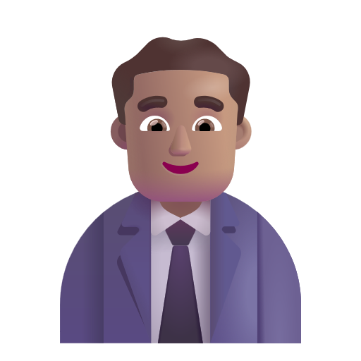 Employé De Bureau: Peau Moyenne