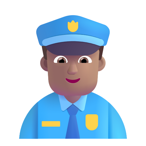 Policier: Peau Moyenne